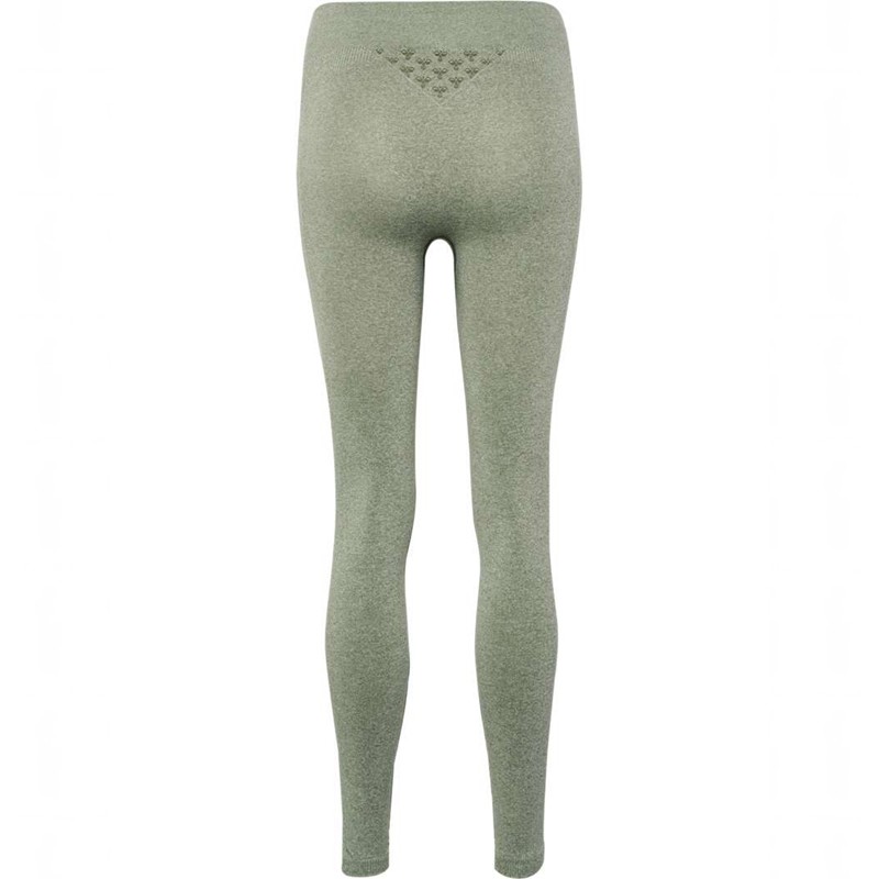 Hummel Ci Seamless Mid Waist Tights Dame Grønn | 283845-087