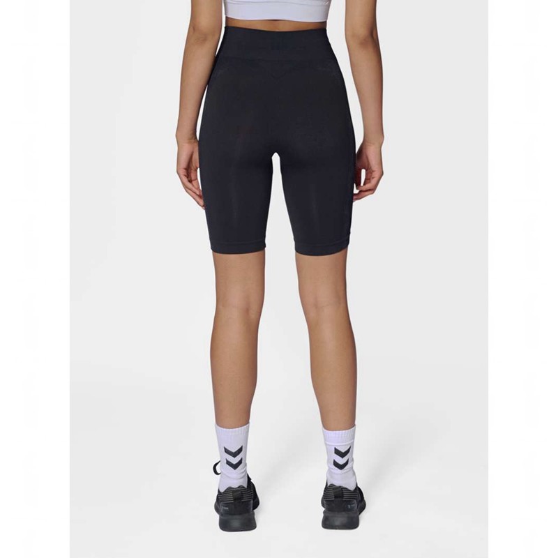 Hummel Clea Seamless Cycling Shorts Dame Svarte | 204788-344