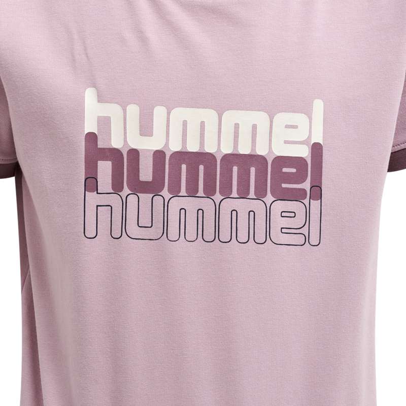 Hummel Cloud S/S Kjole Barn Rosa | 985478-123