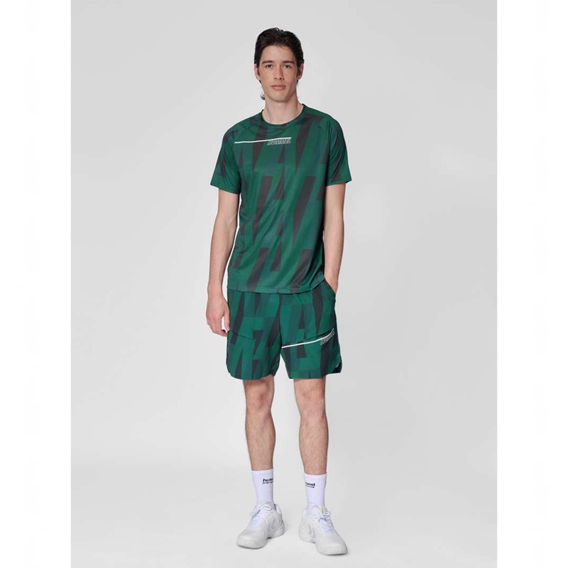 Hummel Court Aop Light Weight T-skjorte Herre Grønn | 174188-244