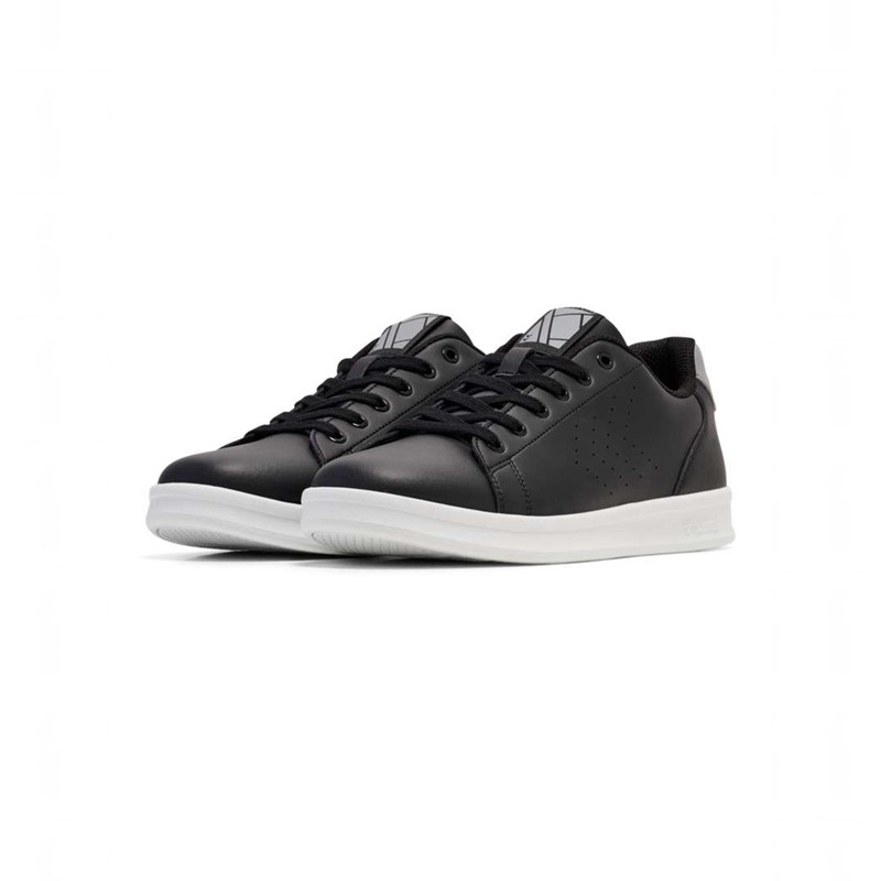 Hummel Court Line Sneakers Dame Svarte | 969174-671