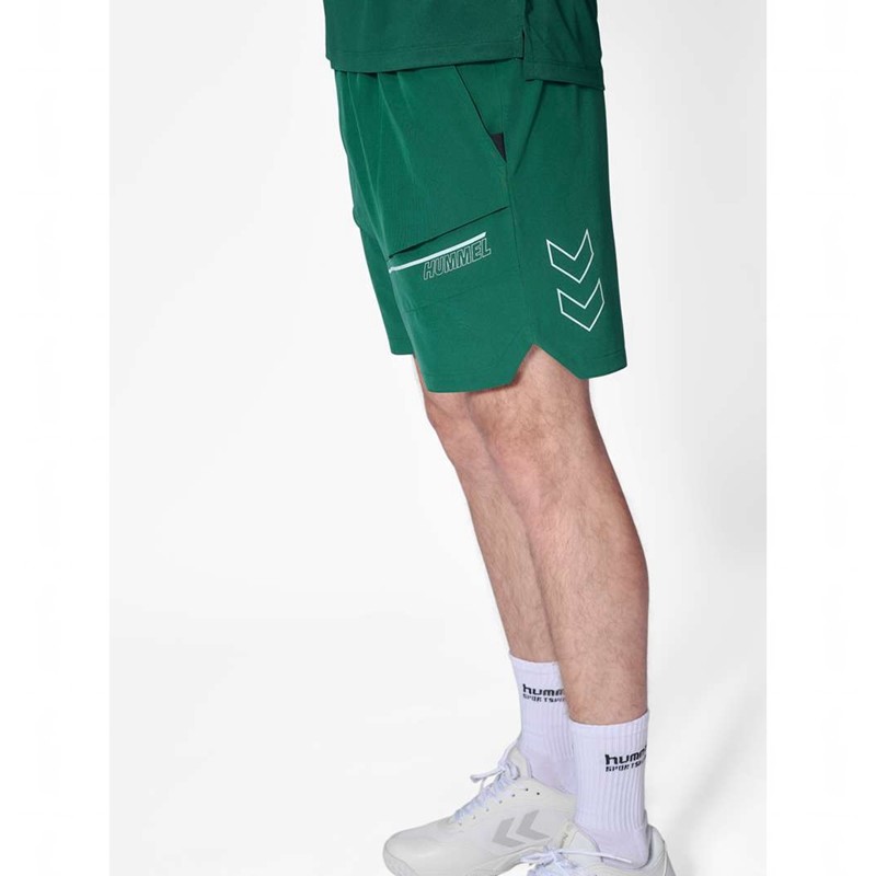 Hummel Court Pocket Shorts Herre Grønn | 760207-163