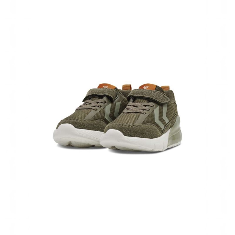 Hummel Daylight Jr Sneakers Barn Olivengrønne | 438367-700