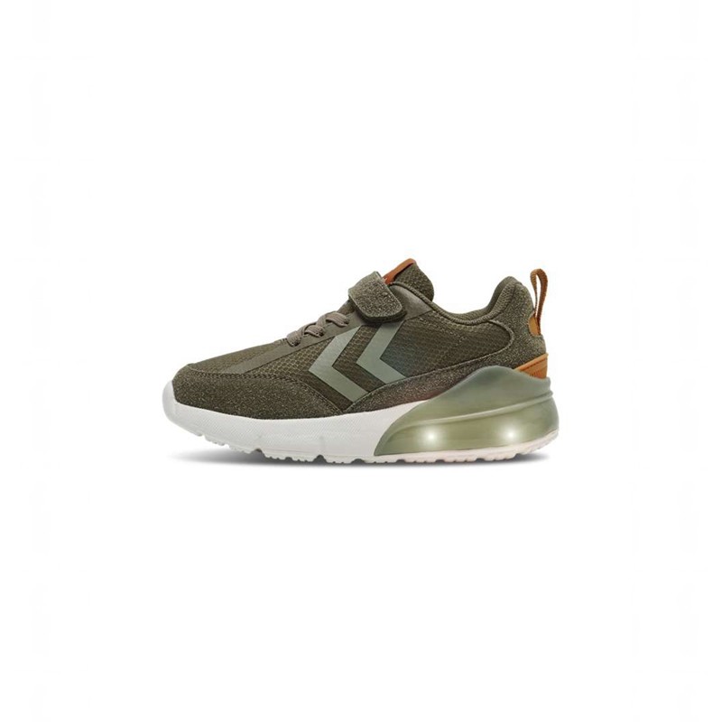 Hummel Daylight Jr Sneakers Barn Olivengrønne | 438367-700