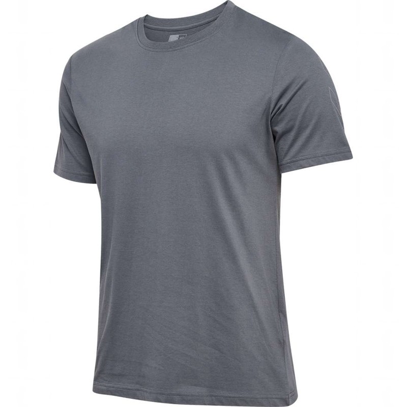 Hummel Elemental Chevron Cotton T-skjorte Herre Grå | 492064-314