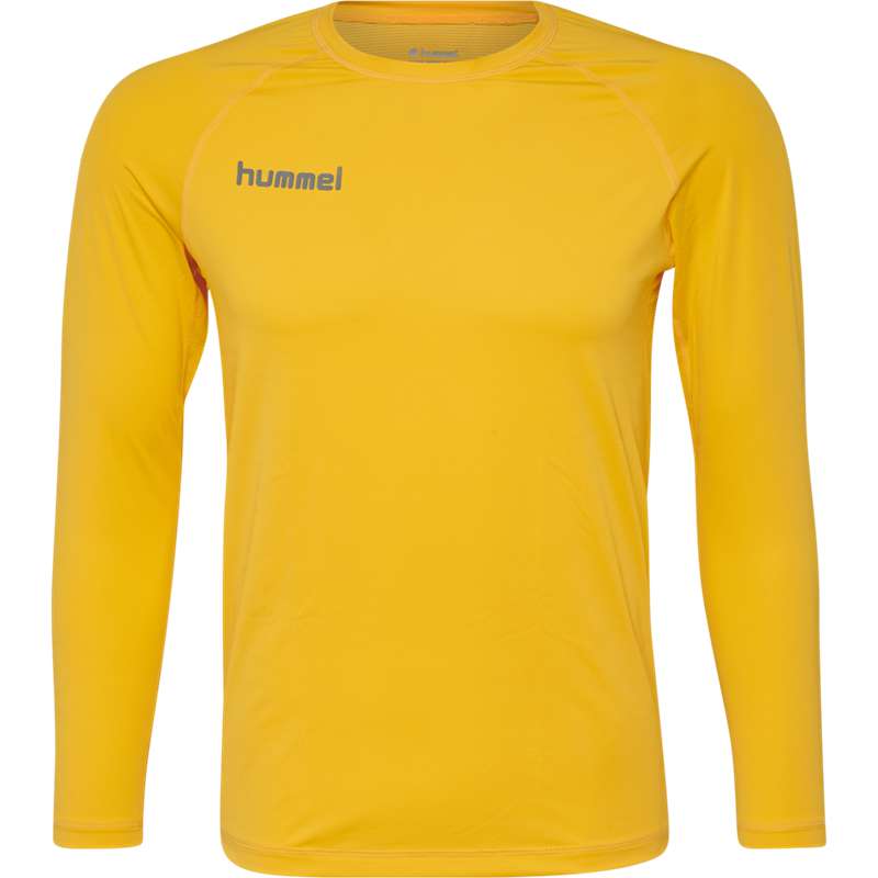 Hummel First Performance Jersey L/S Basislag Herre Gul | 932368-386