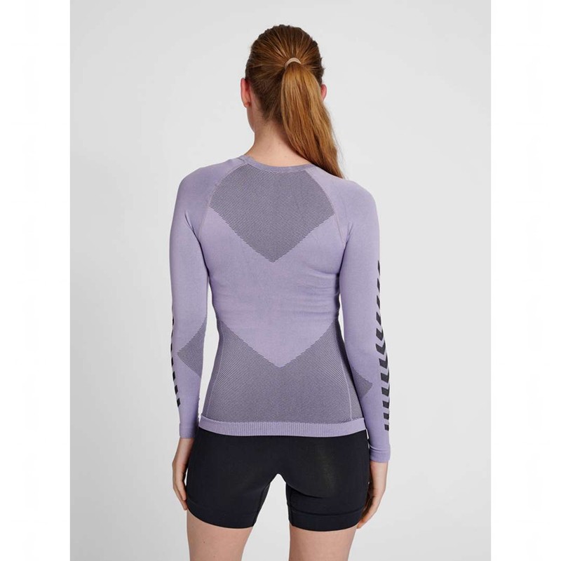 Hummel First Seamless L/S W Basislag Dame Lavendel | 254534-682