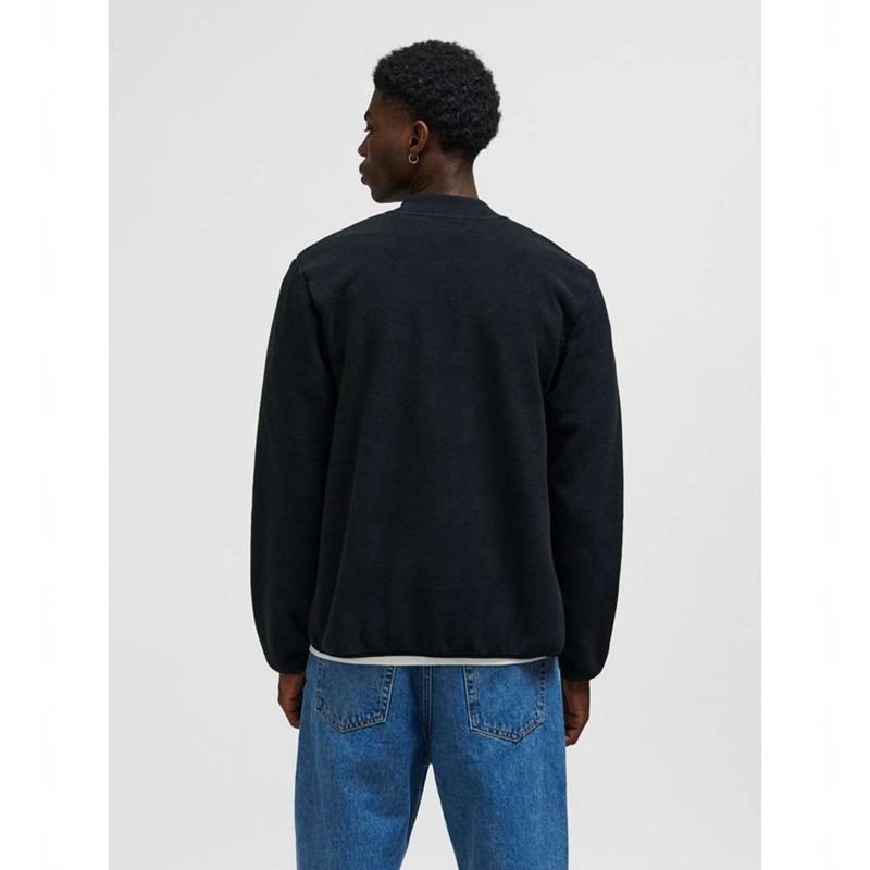 Hummel Fleece Zip Bee T-skjorte Herre Svarte | 707399-486
