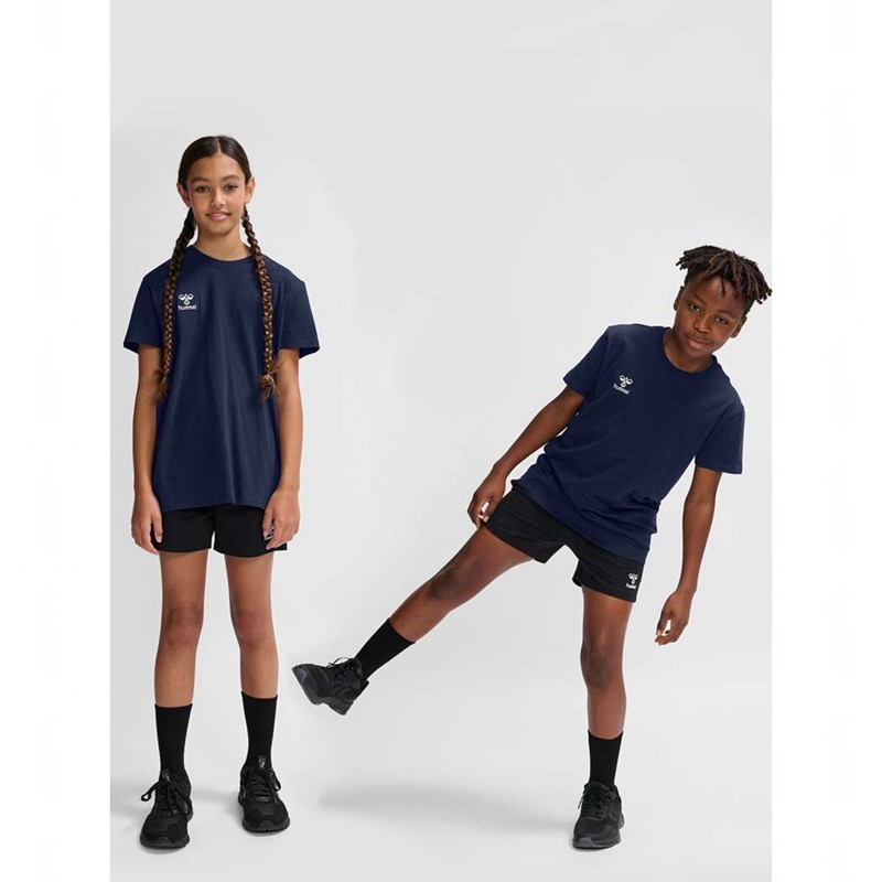 Hummel Go 2.0 S/S T-skjorte Barn Marineblå | 026507-136
