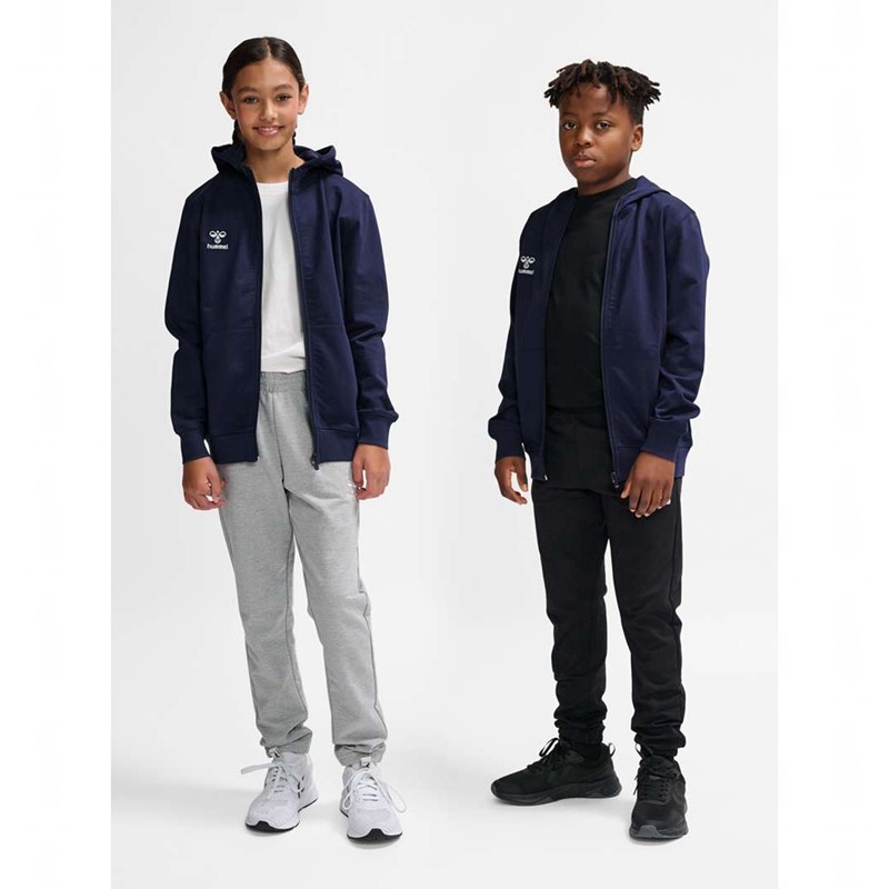 Hummel Go 2.0 Zip Hettegenser Barn Marineblå | 810251-516