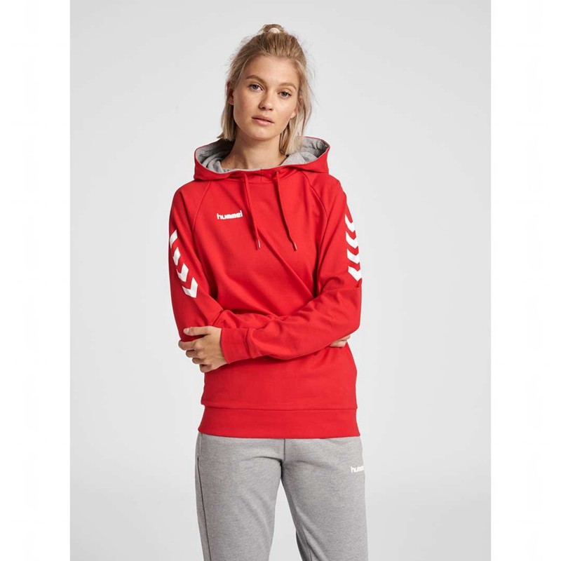 Hummel Go Cotton Hettegenser Dame Rød | 897401-896
