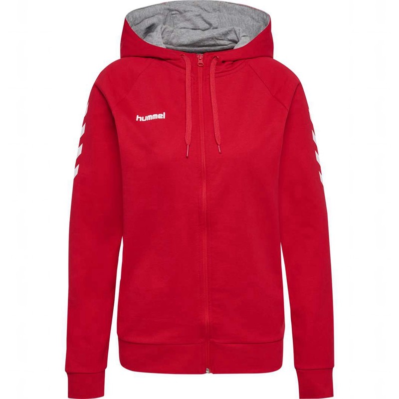 Hummel Go Cotton Zip Bukse Dame Rød | 885534-550