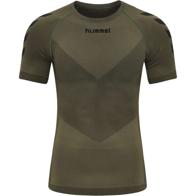 Hummel Hummel First Seamless S/S Jersey Herre Olivengrønne | 275118-640