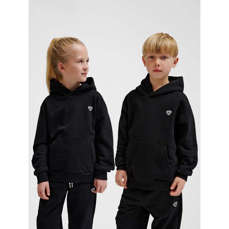 Hummel Jr Loose Bee Hettegenser Barn Svarte | 200437-445