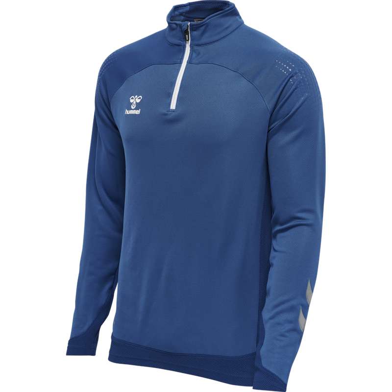 Hummel Lead Half Zip Hettegenser Herre Blå | 531298-180
