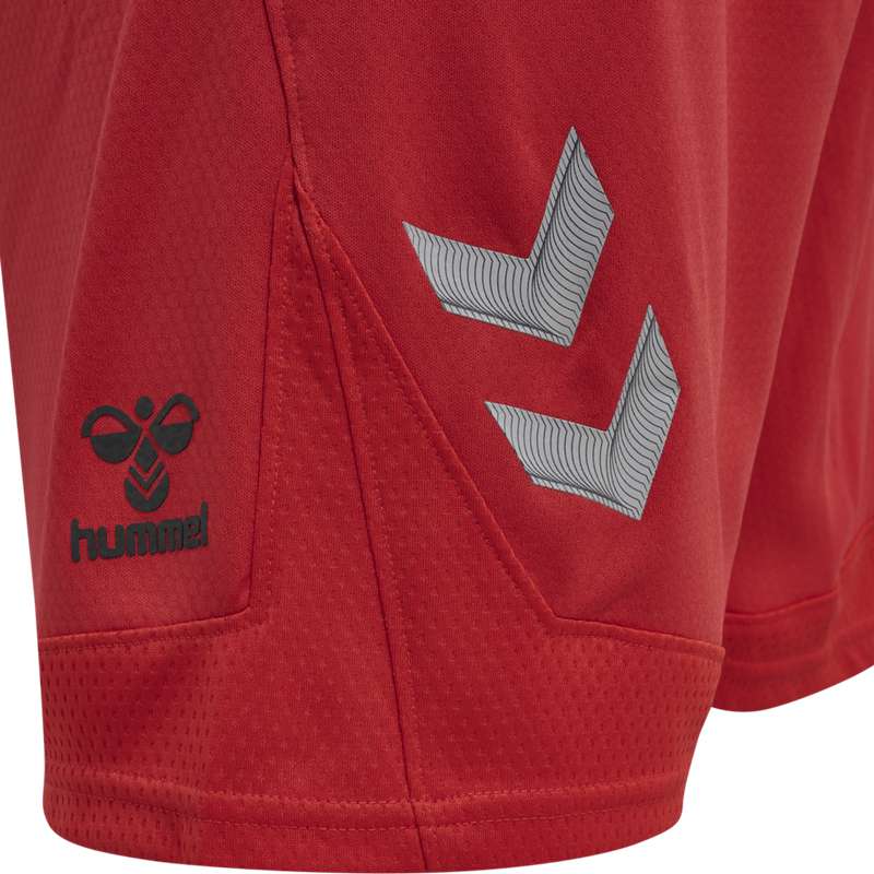 Hummel Lead Poly Shorts Herre Rød | 367113-365