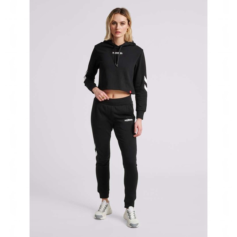 Hummel Legacy Cropped Hettegenser Dame Svarte | 962158-716