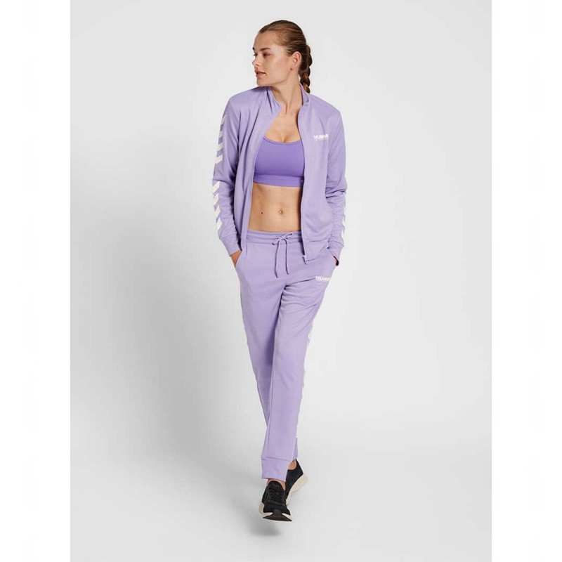 Hummel Legacy Poly Zip Shorts Dame Lavendel | 302366-131