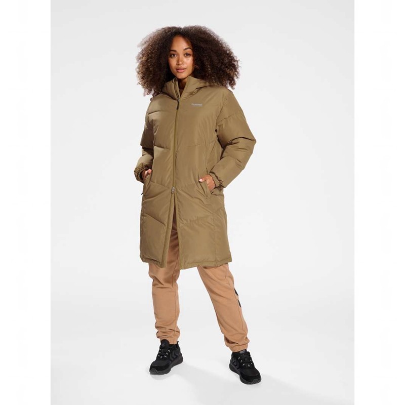 Hummel Lgc Mia Long Puff Frakker Dame Brune | 804802-719