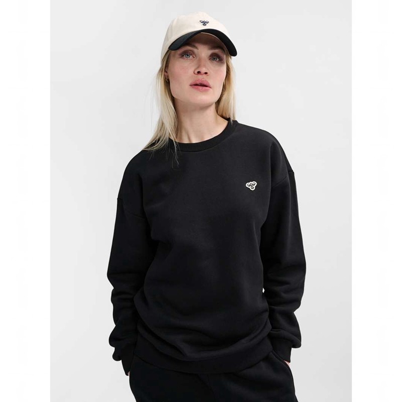 Hummel Loose Crewneck Bee Gensere Dame Svarte | 052215-131
