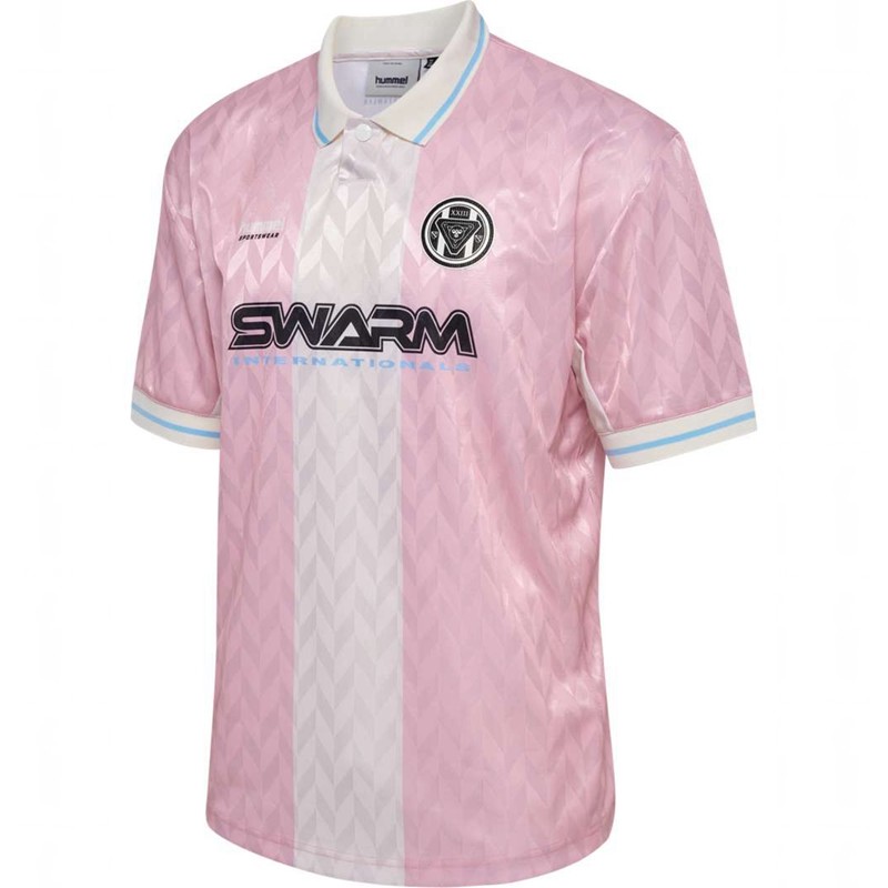 Hummel Loose Fb S/S Jersey Herre Rosa | 427811-389