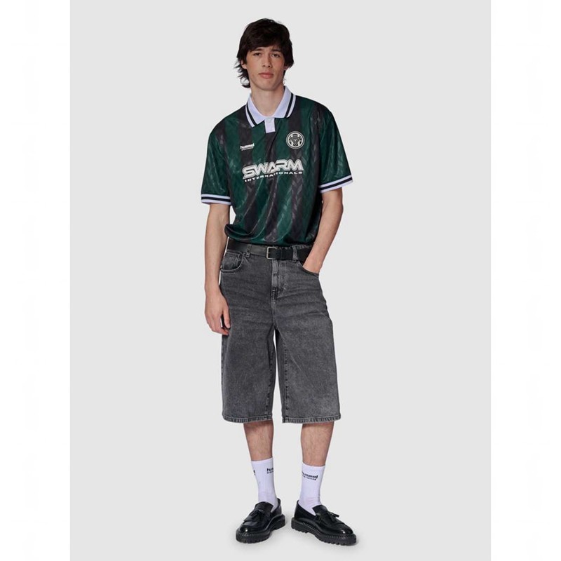 Hummel Loose Football S/S Jersey Herre Grønn | 776966-697
