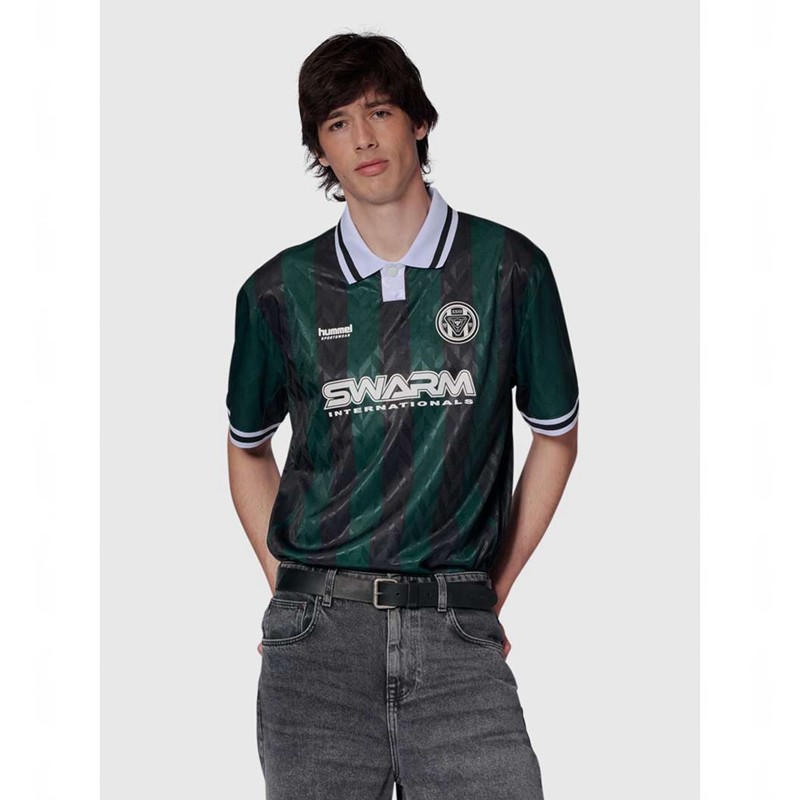 Hummel Loose Football S/S Jersey Herre Grønn | 776966-697