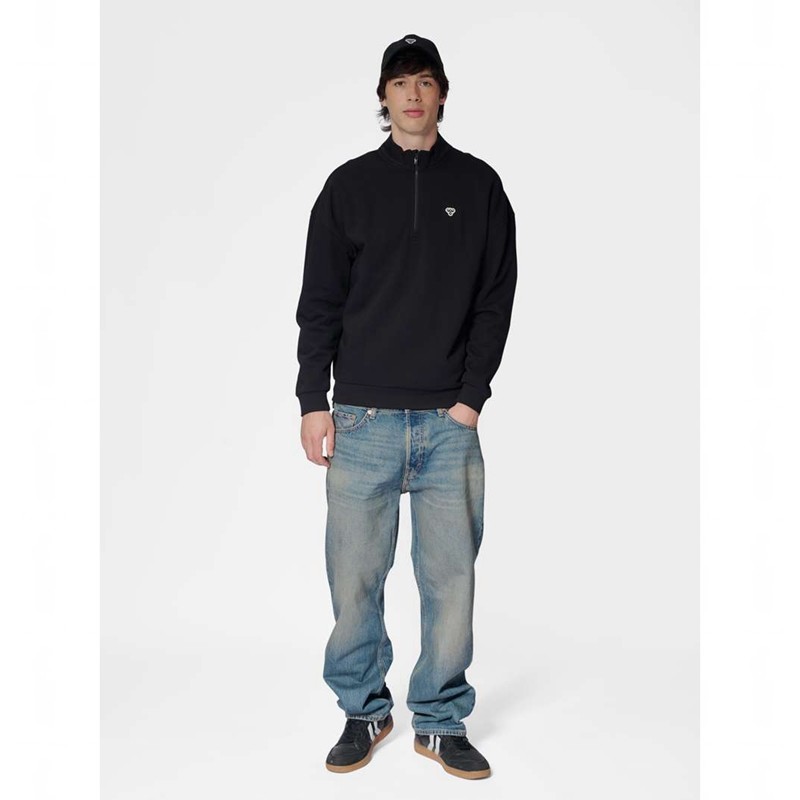 Hummel Loose Half Zip Bee Gensere Dame Svarte | 447816-813