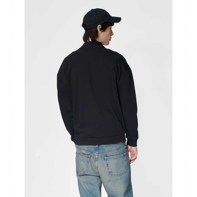 Hummel Loose Half Zip Bee Gensere Herre Svarte | 738772-763