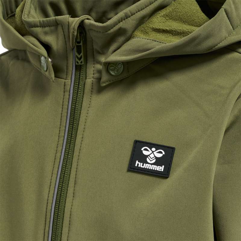 Hummel Mars Softshell Jakker Barn Olivengrønne | 782332-991