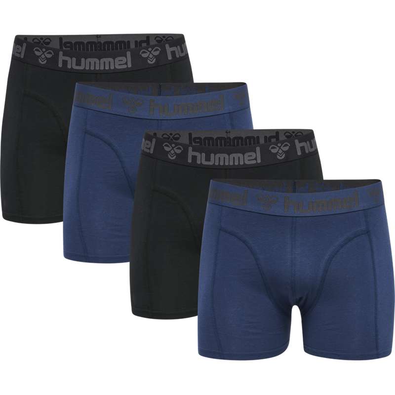 Hummel Marston 4-pack Boxer Herre Svarte | 540141-898