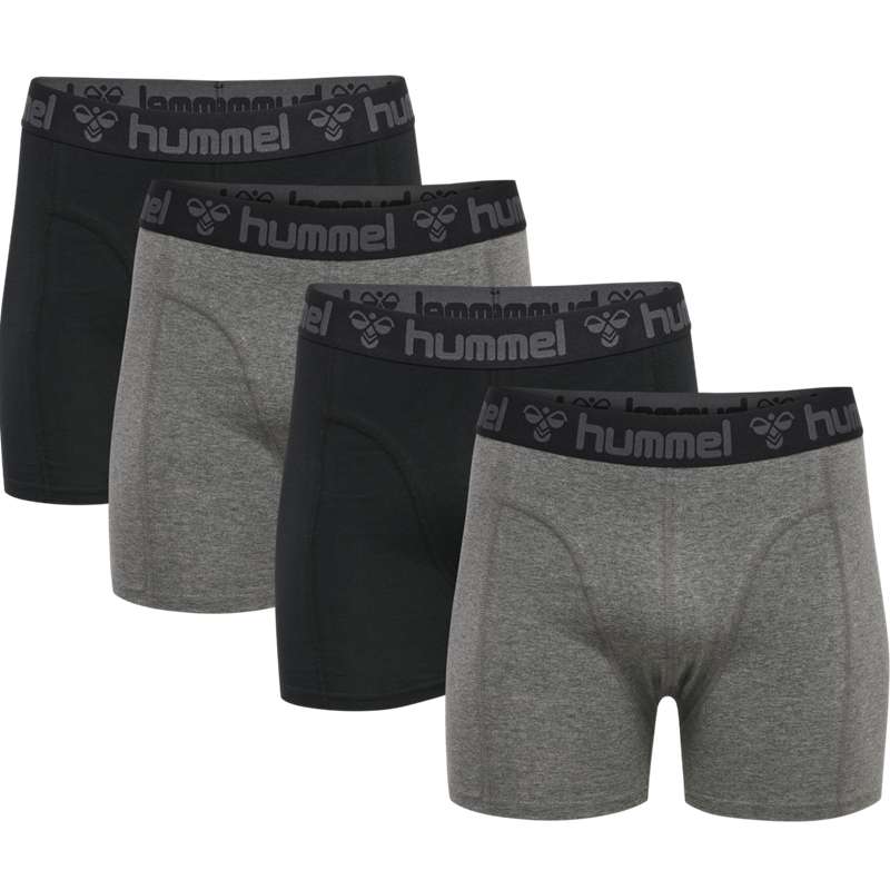 Hummel Marston 4-pack Boxer Herre Svarte | 102088-631