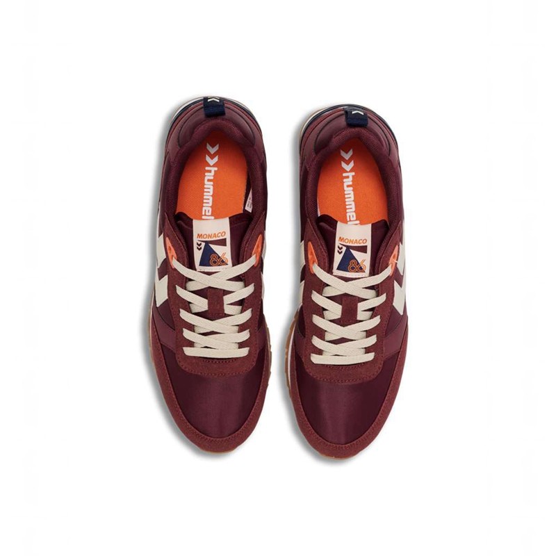 Hummel Monaco 86 Ns Sneakers Herre Burgunder | 791123-525