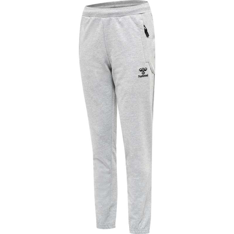 Hummel Move Grid Cotton Bukse Barn Grå | 437039-204