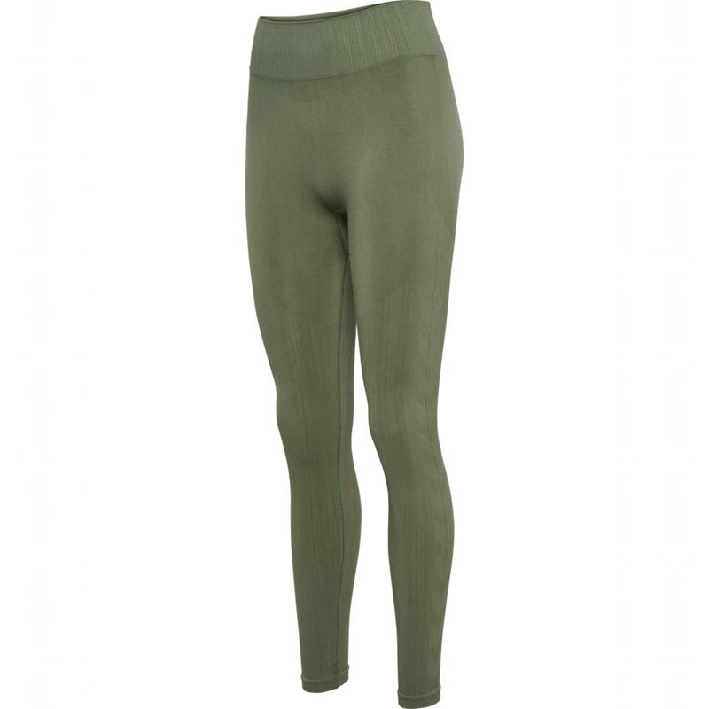 Hummel Mt Define Seaml Scrunch Tights Dame Grønn | 454033-999