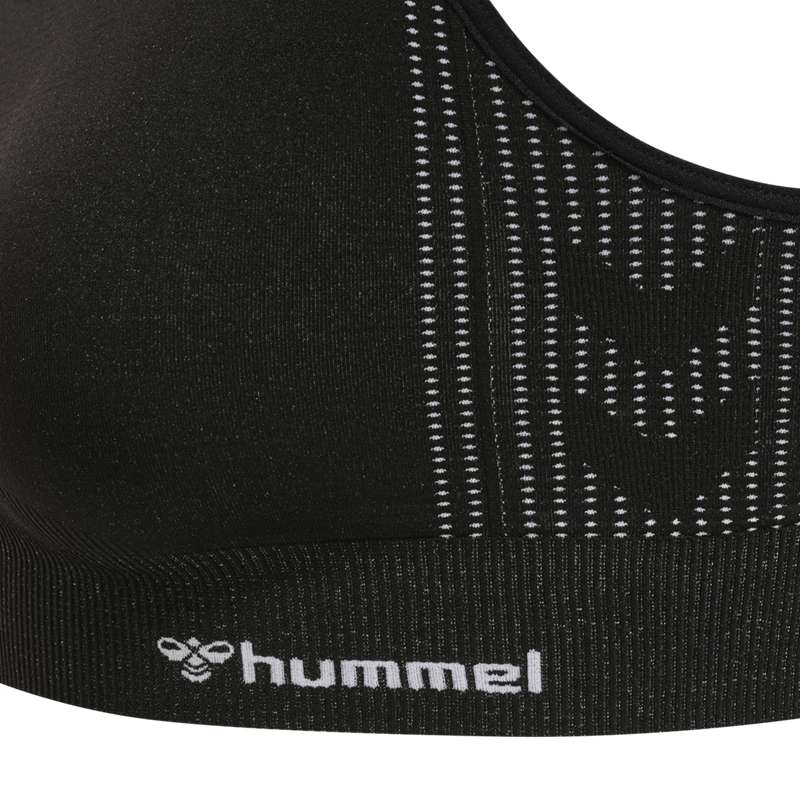 Hummel Mt Shaping Seamless Top Sports BH Dame Svarte | 836791-915