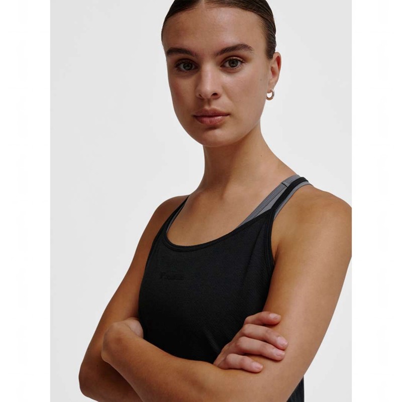 Hummel Mt Vanja Strap Tank Top Dame Svarte | 817609-603
