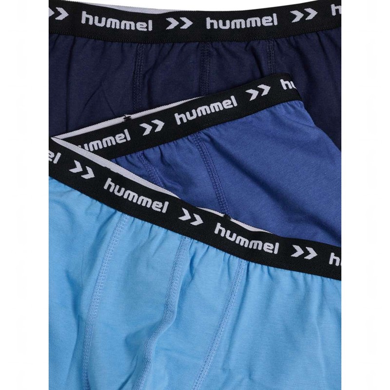 Hummel Nalle 3 Pak Boxer Barn Blå | 533944-979