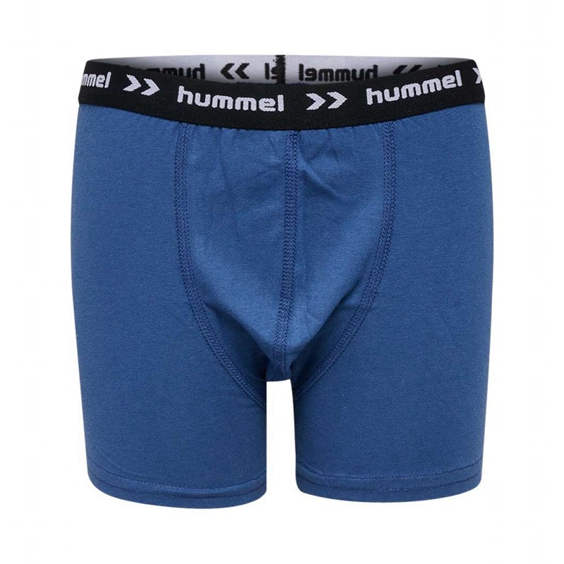 Hummel Nalle 3 Pak Boxer Barn Blå | 533944-979
