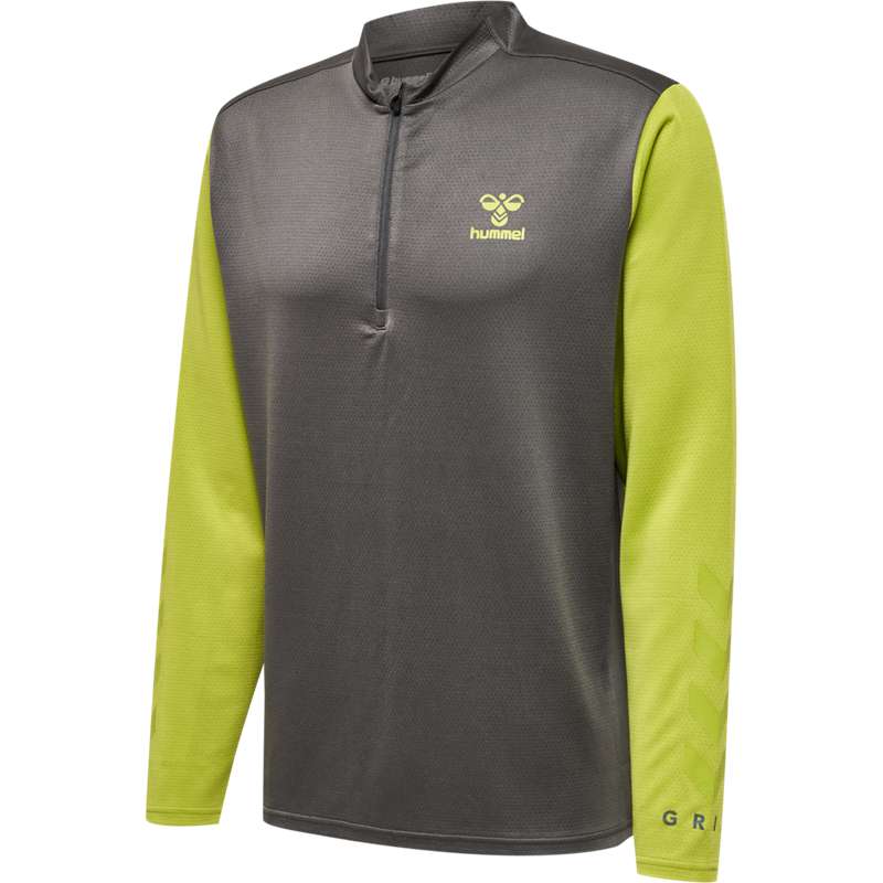Hummel Ongrid 1/2 Zip Poly Sweat Gensere Herre Grå | 293697-689