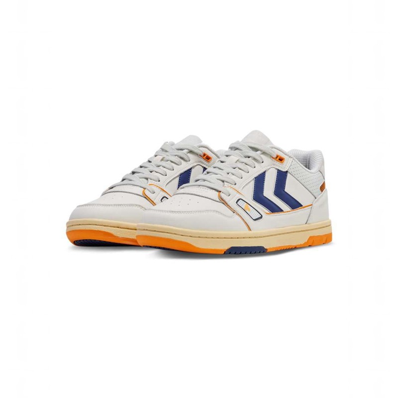 Hummel Power Play Lx-e Sneakers Dame Oransje | 844370-074
