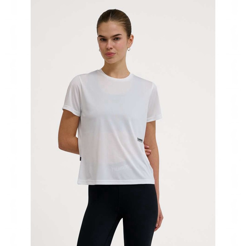 Hummel Pulse Workout W S/S T-skjorte Dame Hvite | 438114-573