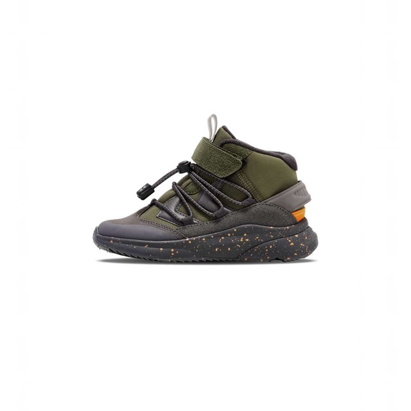 Hummel Reach Conquer Mid Tex Jr Vintersko Barn Olivengrønne | 572107-701