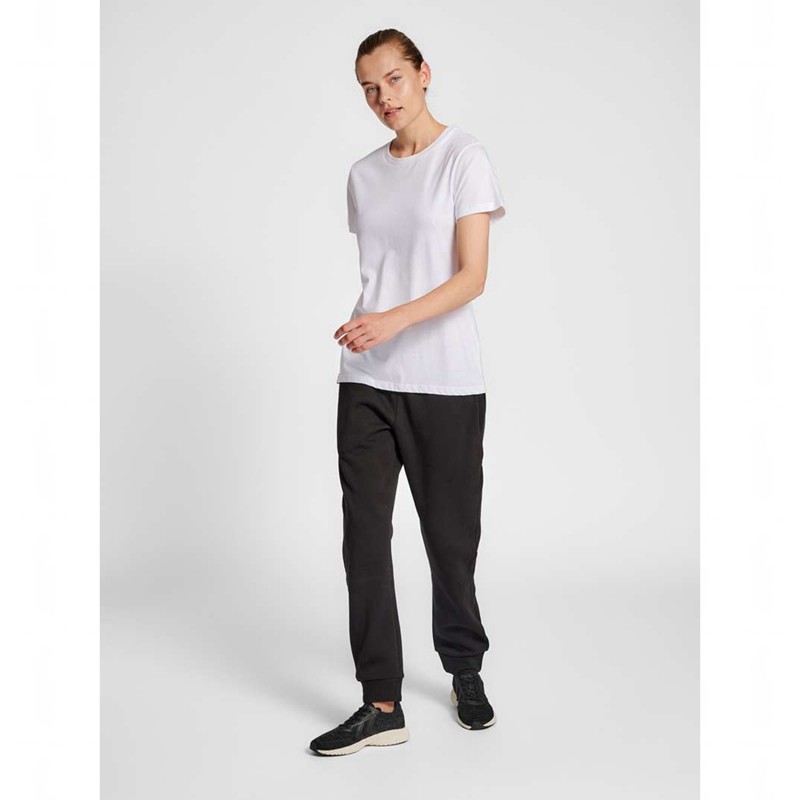 Hummel Red Basic S/S T-skjorte Dame Hvite | 045787-277