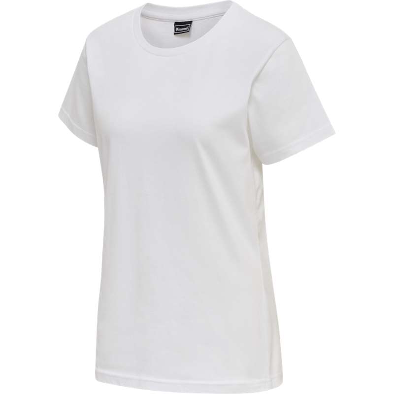 Hummel Red Basic S/S T-skjorte Dame Hvite | 045787-277