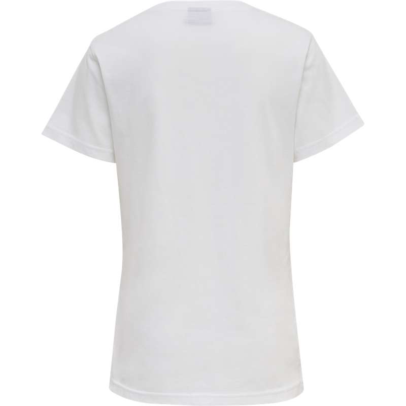 Hummel Red Basic S/S T-skjorte Dame Hvite | 045787-277