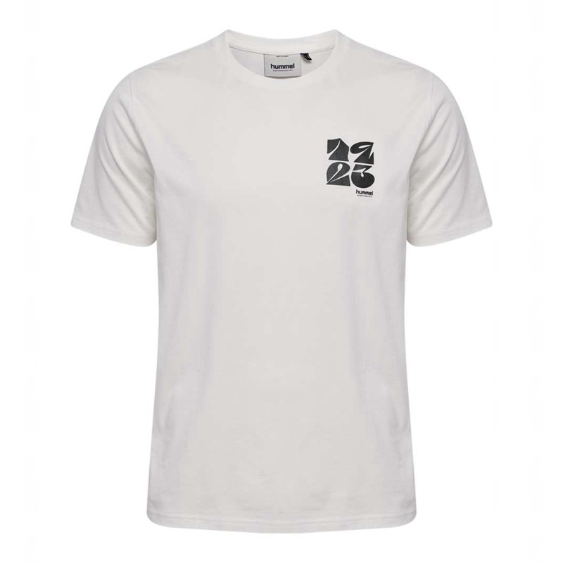 Hummel Regular Graphic S/S T-skjorte Herre Hvite | 133555-118