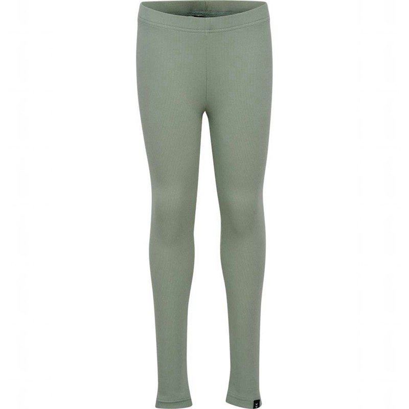 Hummel Rib Tights Barn Grønn | 735414-479