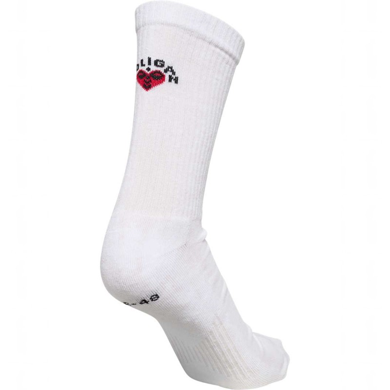 Hummel Roligan 2-packs Sokker Herre Hvite | 639781-230