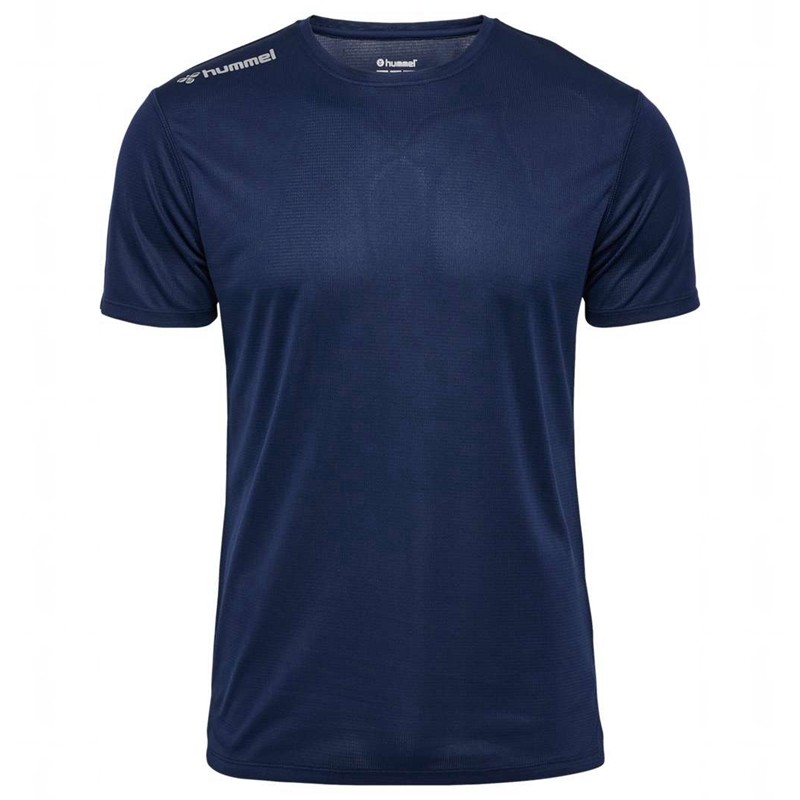 Hummel Run S/S Jersey Herre Svarte | 921249-535
